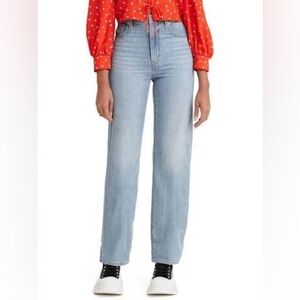 Levi's High Waisted Straight Jeans size 25